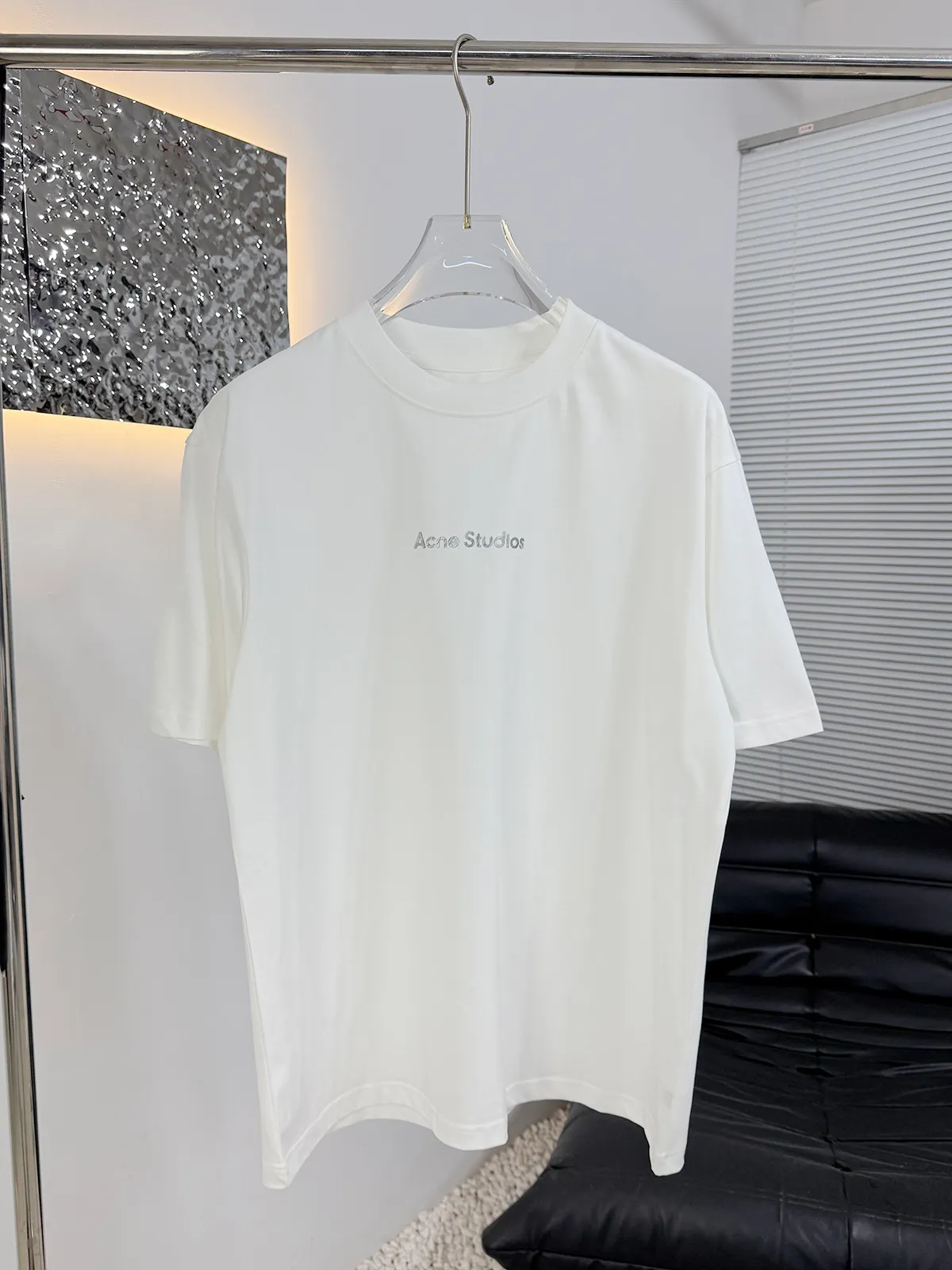 Acne 26ss New Arrival tee g，OS Silver Versatile Size M-XXL